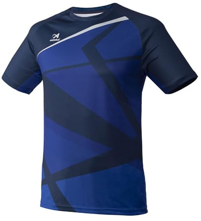 Asioka Berlin Sport T-shirt - 100% polyester Interlock, perfekt för löpning, fotboll och sport - tillverkargaranti