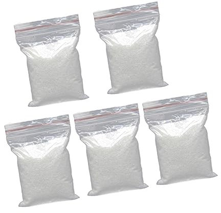 Kisangel 5packungen Pack Aquarium Dekosand Weiß Feiner Sand Bodengrund Für Fischbecken Vasen Deko Naturnahe Gestaltung Garten Hochzeit Terrarien