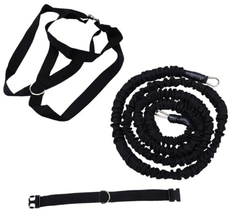 Corde D'entraînement Élastique de Résistance 1 Set, Noir