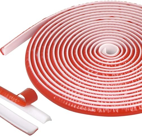 TayBong Molduras de Pared Autoadhesivas 6m - Moldura Decorativa TPE Triangular (12x9mm), Impermeable y Flexible para Azulejos, Muebles y Techos