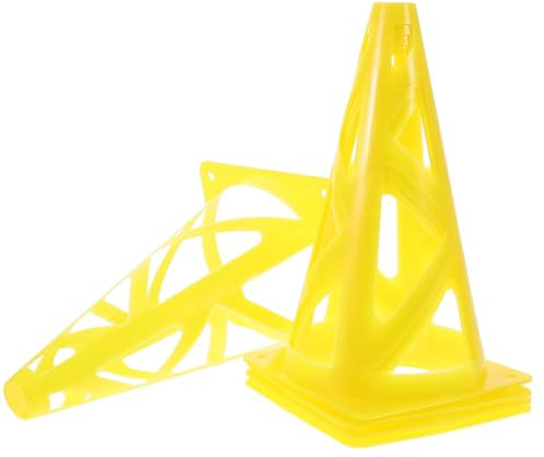 ifundom 5stücke Training Cones Für Fußball Und Sportübungen Leichtes Und Tragbares Design Hohe Sichtbarkeit Für Markierungen Und Hindernisse Verschiedenen Sportarten