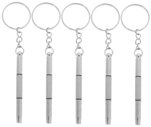 Ciieeo 5pezzi Cacciaviti Mini Portatili Per Occhiali Strumenti Riparazione Per Fissaggio Montatura Occhiali Per Gioielli Orologio