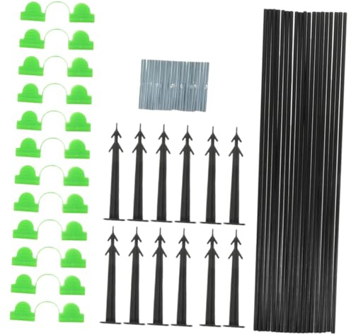 SUPVOX Support Ring Serre Jardin Plastique Arceaux Courbés pour Protection Plantes Filet Anti-Oiseaux et Anti-Gel Accessoires Mini Serre Tunnel Jardin Extérieur