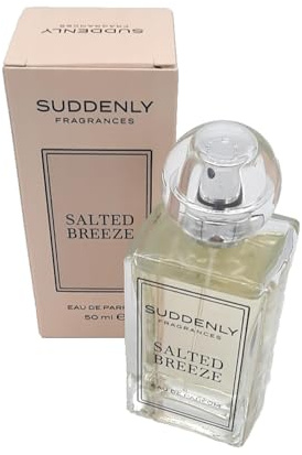Suddenly Fragrances Salted Breeze Eau de Parfum da donna, spray naturale, 50 ml
