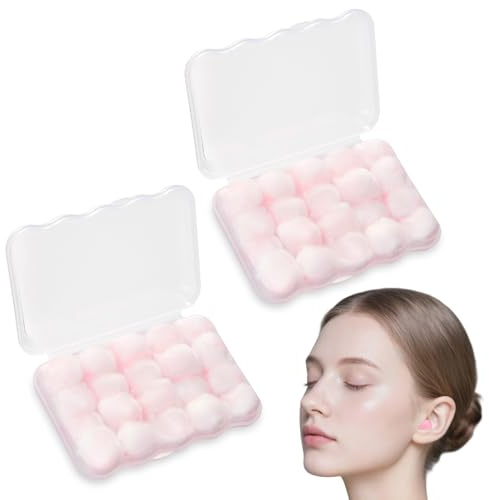 40 Palle Cera tappi per le orecchie, Sfere Per Dormire,Protezione dell'udito alla cera naturale,tappi per orecchie anti rumore per bambini adulti dormire