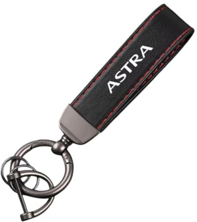 Coche Llaveros para Opel Astra, Giratorio 360° Reemplazo Keychain Ligero Resistente Hombres y Mujeres Regalo Accesorios,Red