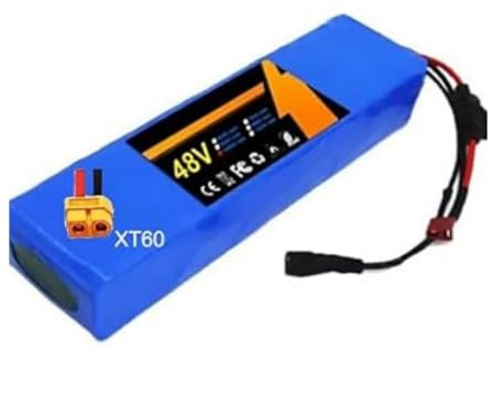 48V 100AH 13S2P Batería De Iones De Litio Impermeable para Bicicletas Eléctricas Batería De Larga Autonomía para Patinete Eléctrico con Cargador
