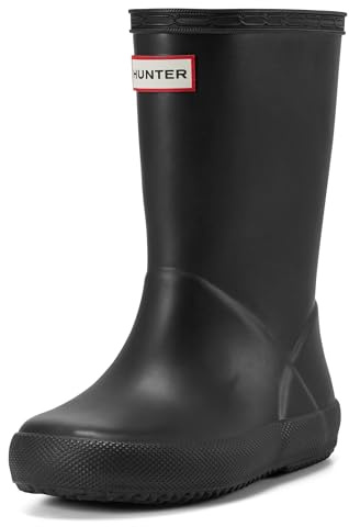 Hunter Original Women's Tall Gloss Waterproof Wellington Boots (Black, UK Size 7)