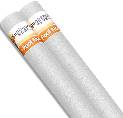 Sunbeach Spas Pool Noodle Water Aid Foam Float - White Double Pack