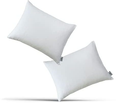 NATURECA Lot de 2 Taies d'oreiller pour Coussin Bébé - Satin de Coton Haute qualité - Housse pour Oreiller Enfant 30x40