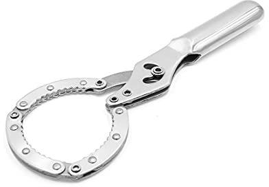 Clé de démontage filtre à huile moteur diamètre 55-120 mm en acier inoxydable - 7924