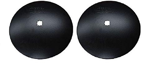 2 of 16 Smooth Disc Harrow Blade Dual-Punched 7/8 x 1 Square 11 Gauge P1611781