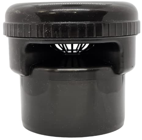 Duraplast UK™ Lufteinlassventil, 110 mm, Schwarz, für den Innen- und Außenbereich