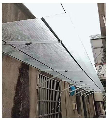 Durchsichtige Acrylplatte Polycarbonatplatten For Gewerbliche Gewächshaus- Und Terrassenüberdachungen, Tür-Carport-Markisen, Wärmespeicherung, 80 % Lichtdurchlässigkeit, Flexibel, Bruchsicher, Leicht