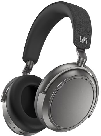 Sennheiser Momentum 4 Wireless Kopfhörer mit Bluetooth - mit adaptiver Geräuschunterdrückung für kristallklare Anrufe - 60 Stunden Akkulaufzeit - anpassbarer Klang, leicht und faltbar - Graphit