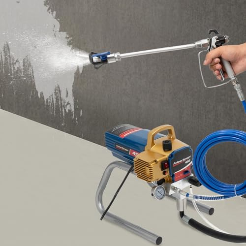 Airless-Farbsprühgerät, Farbsprühsystem-Maschine, Airless-Farbsprühsystem, Farbsprühgerät, Hochdruck-Farbsprühsystem, Gipser-Spachtel, 1500W.