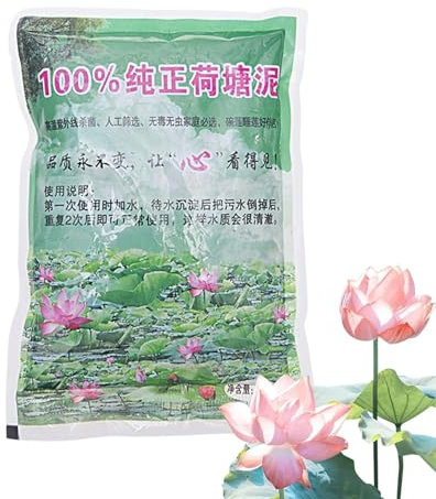 Ardesia acquatica per laghetto – argilla nutritiva per pianta, supporto per la crescita delle piante per ninfee, forniture da giardino