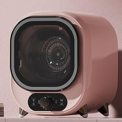 HKFGSHOP Sèche-Linge À Condensation Portable, Mini-sèche-Linge À Essorage d'une Capacité De 0,8 Kg, Double Contrôle De La Température, Séchage À 35 Décibels, Utilisation sur Comptoir Ou Montage Mural