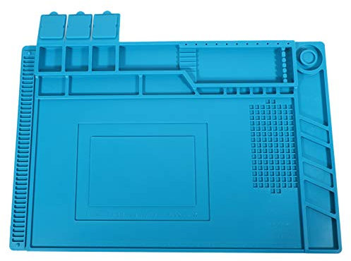 Rtauhife Estera De Trabajo con Aislamiento Térmico Esd Reparación De La Estación De Soldadura Bga Resistente Al Plataforma Aislante Plataforma Aislante Plataforma De Mantenimiento