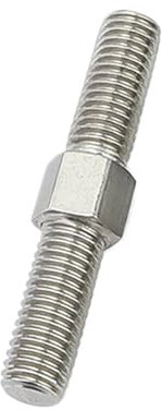 Doppelendige Gewindestange, 2 Stück M5 M6 M8 Links- und Rechtsgewinde Doppelendgewindestange Positives und negatives Gewinde Stehbolzen Schraube 304 Edelstahl(M6x100mm)