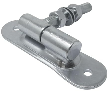 2x SOTOOLS Torangel, Torscharnier M16 - kugelgelagert, teilbar, 180 x 50 mm | Galvanisch verzinkt, kugelgelagert, teilbar, inkl. 2 Muttern und 2 Unterlegscheiben, Stahl, für Tore und schwere Türen.