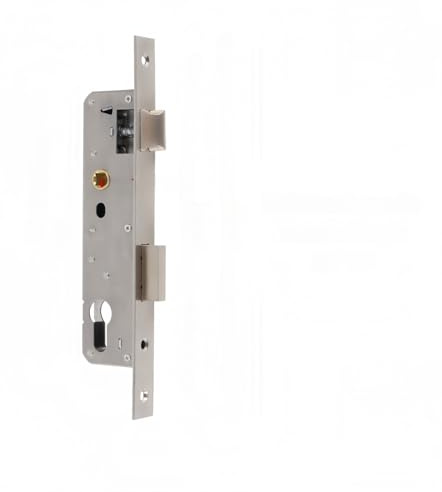 Générique Serrure à Cadre Tubulaire - en Acier Inoxydable Serrure à Cadre Tubulaire - Serrure de Porte de Jardin - Insert de Serrure pour Gauche/Droite,cylindres de serrures de Portes,cserrure Porte