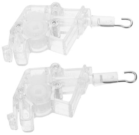 MOBUTOFU 2pcs Window Blind Hook Tilt Mechanism Replacement Parts Roller Blind Fittings with Stable Locking System for Light Control and Secure Fit
