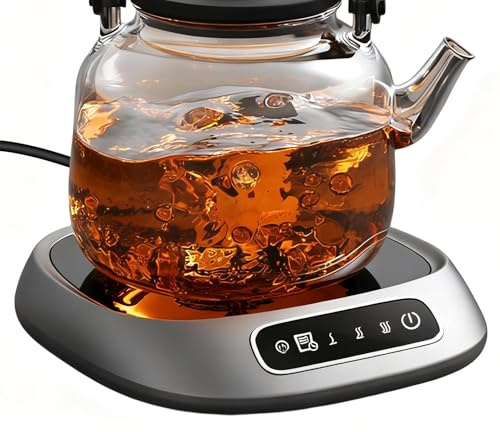 Scaldabicchieri per scrivania, con ricarica USB, scalda-caffè elettrico, cioccolata, tè, cacao caldo, cucina, camera da, tavolo da pranzo, campeggio, lavoro, portatile