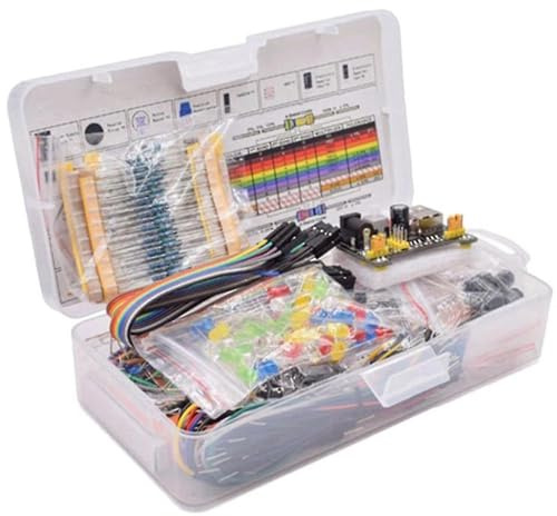 SIBOMTEX Breadboard Set Electronics Component Starter Kit For Arduino Uno R3