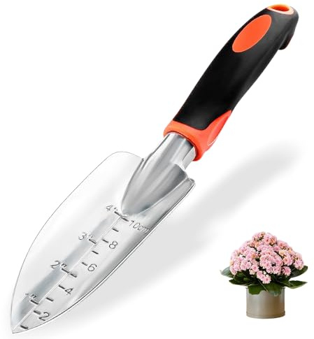 Paletta Giardinaggio, Pala Acciaio Inox Giardino, Cazzuola Giardinaggio, Paletta Piante, Pala per Piantare Piante, Cazzuola Giardino, per Piantare, Trapiantare, Diserbo, Scarificazione(B)