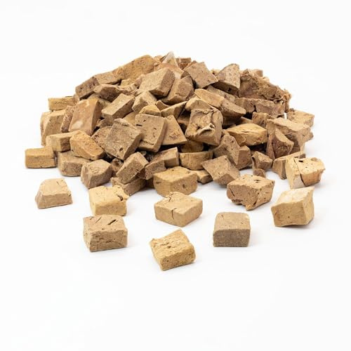 Fegato di cavallo essiccato per cani e gatti, 100% naturale, senza additivi, snack premium e integratore Barf (50 g)
