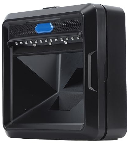 Aolidsive Stationär Streckkodsläsare USB 1D 2D QR-kodskanner med ABS-hus IR Automatisk Avkänning 1MP Global 120 Ram Handsfree för Supermarket Butiksdisk