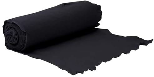 Fengshui Toison géotextile - Noir - 1 x 50 m | fibre de polyester, non-tissé de drainage, lutte contre les mauvaises herbes, tapis pour gazon artificiel
