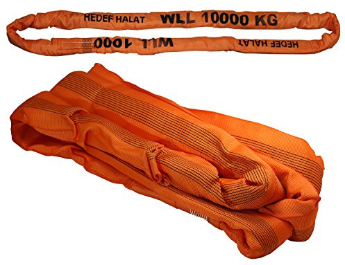 Rundschlinge Bandschlinge Rundschlingen Hebeband Hebegurt Krangurt Kranschlinge Schlupp 10 Tonnen 10 Meter 10t 10m
