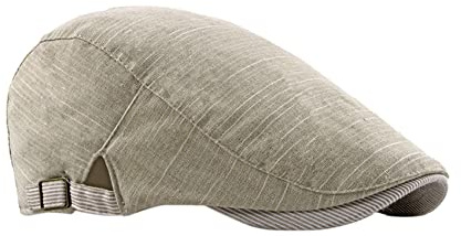 FBBULES Klassisk Platt Keps för Män Basker Hatt, Baskerkeps Gatsby Newsboy Keps Platta Kepsar med Spänne Justerbar Irländska Hattar Sommarmössa Flat Berets Cap