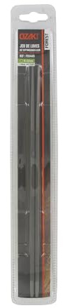OZAKI Kettensägen-Kettenfeile .325 — Rundfeile — Pflege und Schärfen — Durchmesser 4,8 mm — Länge 20 cm (8“) — Blister mit 2 Feilen