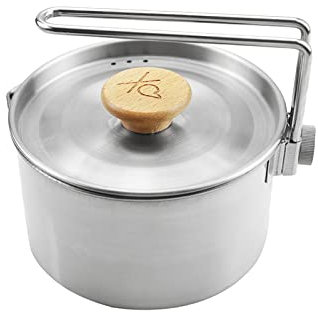 Olla inoxidable para pasta y leche, cacerola 1 L, hervidor con mango extraíble, adecuada para todo tipo