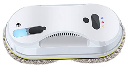 Window Cleaner Robot Household Window Automatic Water Spray Cleaning Robot Vacuum Cleaner Remote Control Electric Window Wiper Household Glass Wiper for Indoor Outdoor High Rise Windows Ceilings