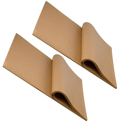 Ciieeo 100St Luftfritteusenpapier Packpapier aus Kraftpapier Sandwich-Papierhüllen bettwäsche Airfryer Kochpapier kekse backpapier Silikonpapier Heißluftfritteuse Ofen