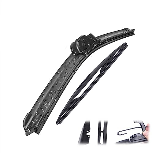 26 12 Front & Rear Wischerblätter Set Kit Auto Windschutzscheibe Scheibenwischer Für Toyota Für Aygo AB10 2005-2014 Windschutzscheibe