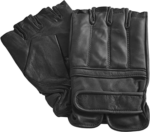 normani Quarzsand Handschuhe aus Leder ohne Finger