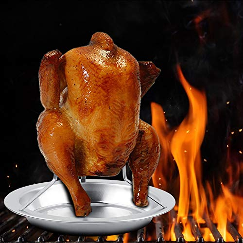 Upright, Thick, Roasting Chicken Rack for Geese