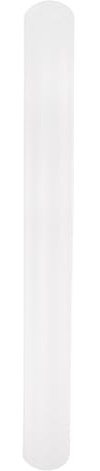 sourcing map Fondant Rolling Pin PP 45cm x 2.5cm Non Stick for Baking White