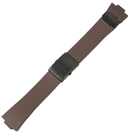 MODBAND Armband Armband Silikon Uhrenarmband für Ulysse-Nardin MARINE Wasserdichtes Gummiarmband Sport 25 * 12mm Mann Uhren Sport(Brown black set)