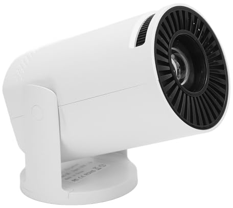 Mini Projecteur – Projecteur Full HD 1080P, Projecteur Extérieur Portable, Projecteur de Téléphone de Cinéma Maison, Projecteur Intelligent pour Téléphones Tablettes (Prise UE)