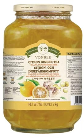 Vonbae Citron & Ginger tea can be enjoyed in hot or cold drinks 2 KG