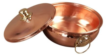 KESOTO Kupfer Suppentopf für Shabu Shabu, Kochgeschirr für Die Gastronomie, 26cm