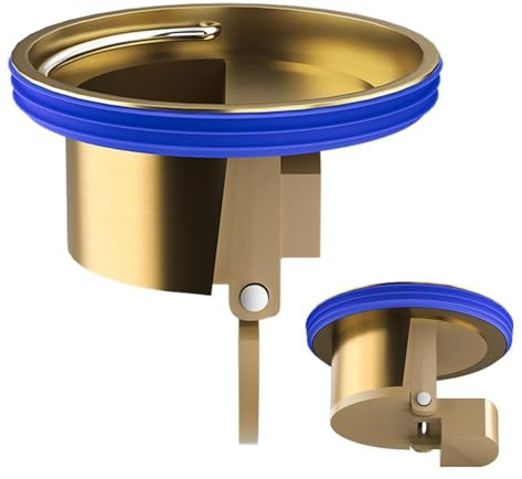 Valvola antiriflusso per doccia – deodorante antiodore di scarico in ottone | chiusura automatica, efficace tappo di scarico, facile installazione per bagno, pavimento, toilette,