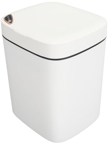 Brrnoo Smart Sensor Automatic Trash Can, Motion Sensor Bin avec Sac Poubelle Organiser, Idéal pour la Salle de Bain, le Bureau, la Chambre, la cuisine. Étanche et Multifonction (12L)