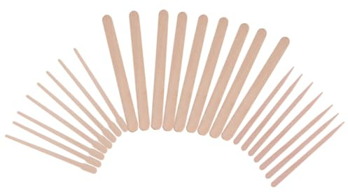 CALLARON 600stücke Multifunktionale Holz-wachssticks Zur Haarentfernung Flach Dünn Praktisches Für Einfache Anwendung Bei Körper Gesichtshaar Für Salon Und Zuhause